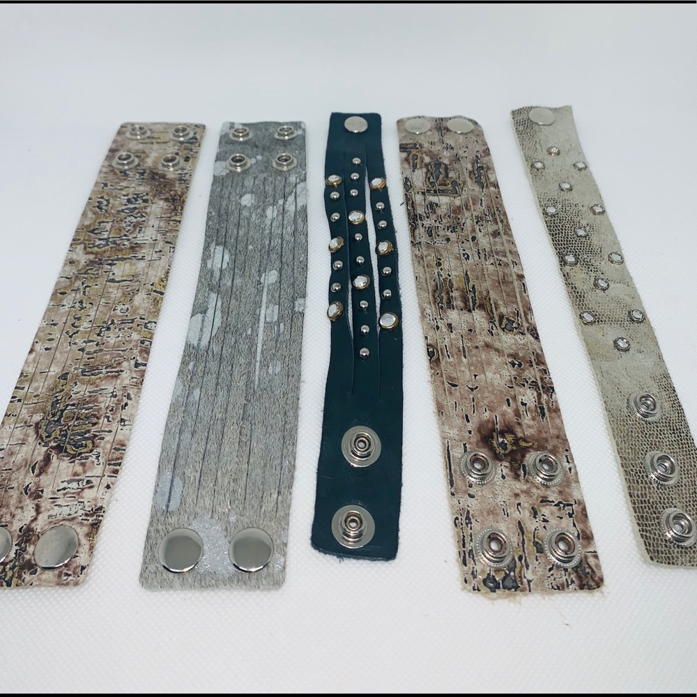 🎁Gorgeous Real Leather Hides with Metallic